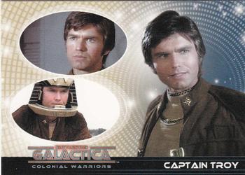 2006 Rittenhouse Battlestar Galactica: Colonial Warriors #59 Captain Troy Front