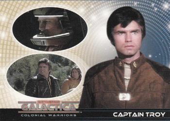 2006 Rittenhouse Battlestar Galactica: Colonial Warriors #63 Captain Troy Front