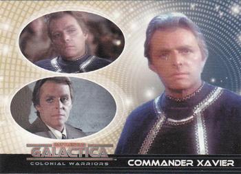2006 Rittenhouse Battlestar Galactica: Colonial Warriors #69 Commander Xavier Front