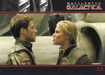 2006 Rittenhouse Battlestar Galactica Season One #6 News that Dr. Amarak wished to speak with Rosl Front