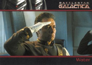 2006 Rittenhouse Battlestar Galactica Season One #11 While Colonel Tigh sweated over his dwindling Front
