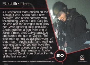 2006 Rittenhouse Battlestar Galactica Season One #20 As Starbuck's team arrived on the Astral Queen Back