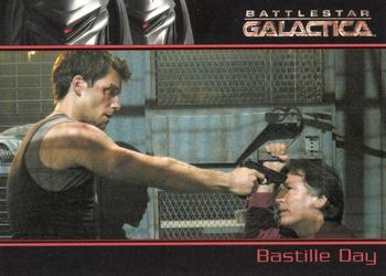 2006 Rittenhouse Battlestar Galactica Season One #20 As Starbuck's team arrived on the Astral Queen Front