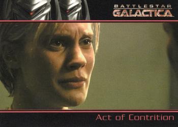 2006 Rittenhouse Battlestar Galactica Season One #26 Adama confronted Kara directly, demanding to k Front