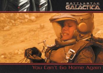2006 Rittenhouse Battlestar Galactica Season One #28 After rescuing Hot Dog from his damaged viper, Front