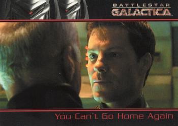 2006 Rittenhouse Battlestar Galactica Season One #31 Helo picked himself up off the restaurant floo Front