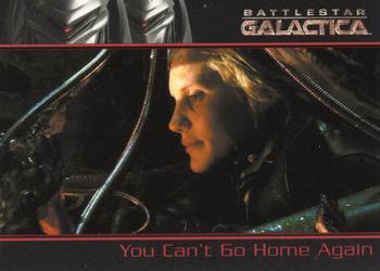 2006 Rittenhouse Battlestar Galactica Season One #32 Inside the Raider, Starbuck found an oxygen tu Front