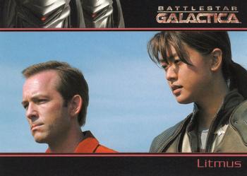 2006 Rittenhouse Battlestar Galactica Season One #35 Instead of busting Cally and Socinus for creat Front
