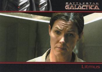 2006 Rittenhouse Battlestar Galactica Season One #38 The tribunal charged Socinus with conspiracy a Front
