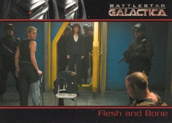 2006 Rittenhouse Battlestar Galactica Season One #50 Baltar took a blood sample from Sharon and pop Front