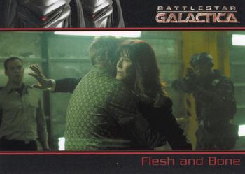 2006 Rittenhouse Battlestar Galactica Season One #51 Roslin was not pleased that Kara had spent eig Front