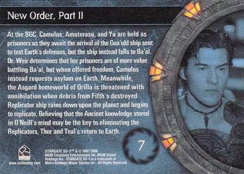 2006 Rittenhouse Stargate SG-1 Season 8 #7 At the SGC, Camulus, Amaterasu, and Yu are he Back