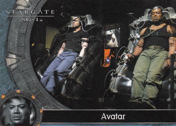 2006 Rittenhouse Stargate SG-1 Season 8 #21 With no way to release Teal'c from his virtu Front