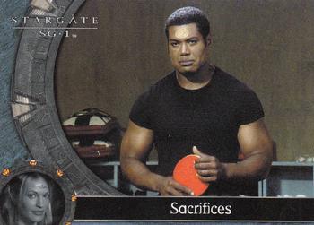 2006 Rittenhouse Stargate SG-1 Season 8 #28 Teal'c is in a foul mood. Ishta, leader of t Front