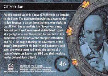 2006 Rittenhouse Stargate SG-1 Season 8 #46 For the second week in a row, O'Neill finds Back