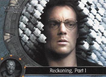 2006 Rittenhouse Stargate SG-1 Season 8 #50 Carter and Thor cooperate to modify the disr Front