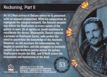 2006 Rittenhouse Stargate SG-1 Season 8 #53 Ba'al's fleet arrives at Dakara where he is Back