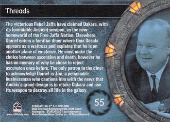 2006 Rittenhouse Stargate SG-1 Season 8 #55 The victorious Rebel Jaffa have claimed Daka Back