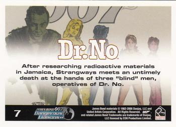 2006 Rittenhouse James Bond Dangerous Liaisons #7 After researching radioactive materials in Jam Back