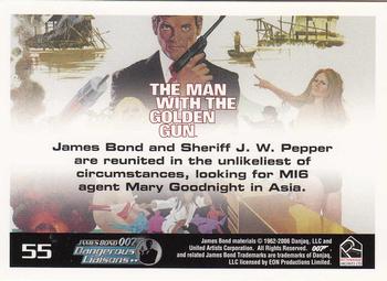 2006 Rittenhouse James Bond Dangerous Liaisons #55 James Bond and Sheriff J. W. Pepper are reuni Back
