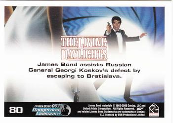 2006 Rittenhouse James Bond Dangerous Liaisons #80 James Bond assists Russian General Georgi Kos Back