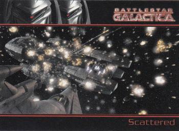 2007 Rittenhouse Battlestar Galactica Season Two #4 With Adama fighting for his life after being Front