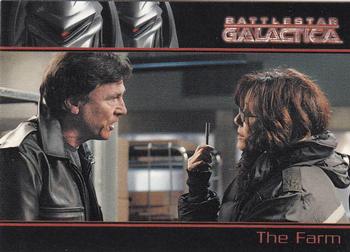 2007 Rittenhouse Battlestar Galactica Season Two #16 Adama returns to a hero's welcome and an une Front