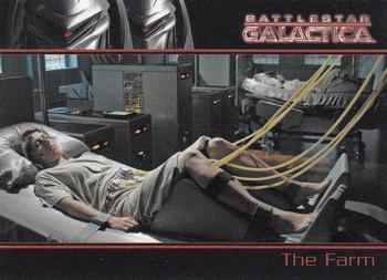 2007 Rittenhouse Battlestar Galactica Season Two #18 When Starbuck wakes up with a new scar, she Front