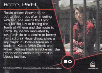 2007 Rittenhouse Battlestar Galactica Season Two #20 Roslin orders Sharon to be put to death, but Back