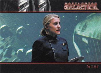 2007 Rittenhouse Battlestar Galactica Season Two #46 The colonial mining ship Majahual had been w Front