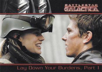 2007 Rittenhouse Battlestar Galactica Season Two #60 Tyrol sought counseling from a priest named Front
