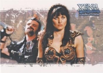 2007 Rittenhouse Xena Dangerous Liasons #2 After her defeat of Draco,  Xena is unaware th Front