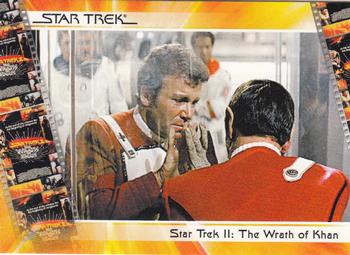 2007 Rittenhouse The Complete Star Trek Movies #17 Kirk at wall with Spock Front