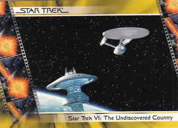 2007 Rittenhouse The Complete Star Trek Movies #46 Enterprise leaves Spacedock Front