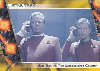 2007 Rittenhouse The Complete Star Trek Movies #49 Kirk and McCoy communicate Front