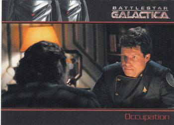 2008 Rittenhouse Battlestar Galactica Season Three #6 At odds with his son, the Admiral's closest Front