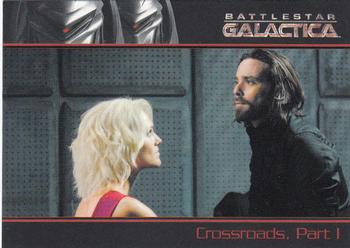 2008 Rittenhouse Battlestar Galactica Season Three #60 Now a civilian, Lee chooses to conduct Laura Front