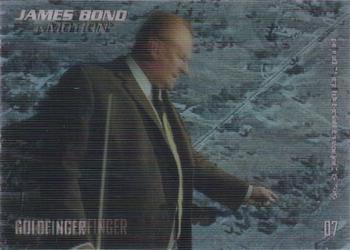 2008 Rittenhouse James Bond In Motion #07 Auric Goldfinger Front