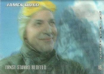2008 Rittenhouse James Bond In Motion #16 Ernst Stavro Blofeld Front
