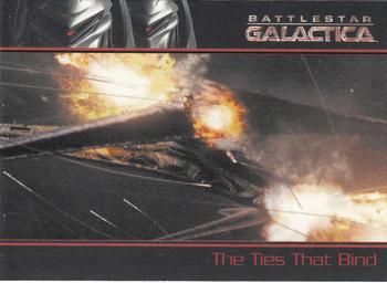 2009 Rittenhouse Battlestar Galactica Season Four #11 Dissention, duplicity and backstabbing become Front