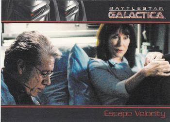 2009 Rittenhouse Battlestar Galactica Season Four #15 Gaius Baltar and the Sons of Ares come into co Front