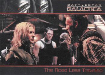 2009 Rittenhouse Battlestar Galactica Season Four #17 After Kara Thrace brings Leoben Conoy on board Front