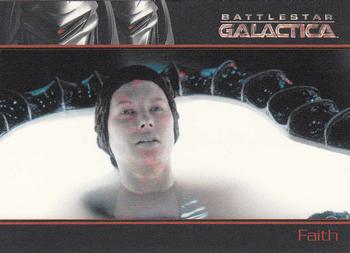 2009 Rittenhouse Battlestar Galactica Season Four #20 The Cylon called Natalie reluctantly accepts t Front