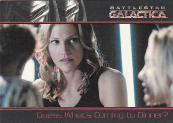 2009 Rittenhouse Battlestar Galactica Season Four #24 In his radio address, Baltar tells his audienc Front