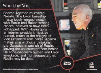 2009 Rittenhouse Battlestar Galactica Season Four #25 Sharon Agathon murdered Natalie. The Cylon bas Back