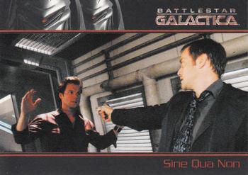 2009 Rittenhouse Battlestar Galactica Season Four #27 Romo Lampkin surprisingly selects Lee Adama as Front