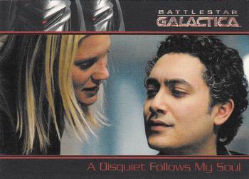 2009 Rittenhouse Battlestar Galactica Season Four #38 Gaeta continues to question Thrace's loyalties Front