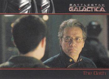 2009 Rittenhouse Battlestar Galactica Season Four #40 Gaeta and Zarek lead a rebellion within the ra Front
