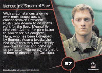2009 Rittenhouse Battlestar Galactica Season Four #57 With circumstances growing ever more desperate Back