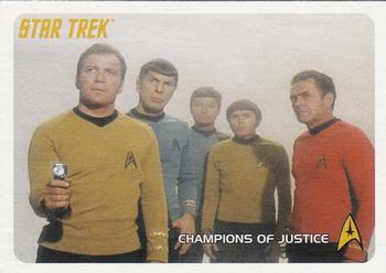 2009 Rittenhouse Star Trek: The Original Series Archives #329 Champions of Justice / Checklist Front